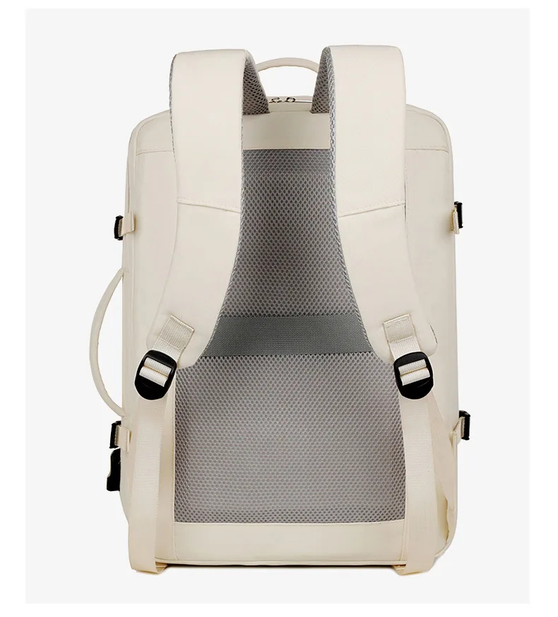 Large Capacity Backpack For Women Men Multiple Pockets And Zippers Versatile Computer Bags Business Travel Backpack — detail 13