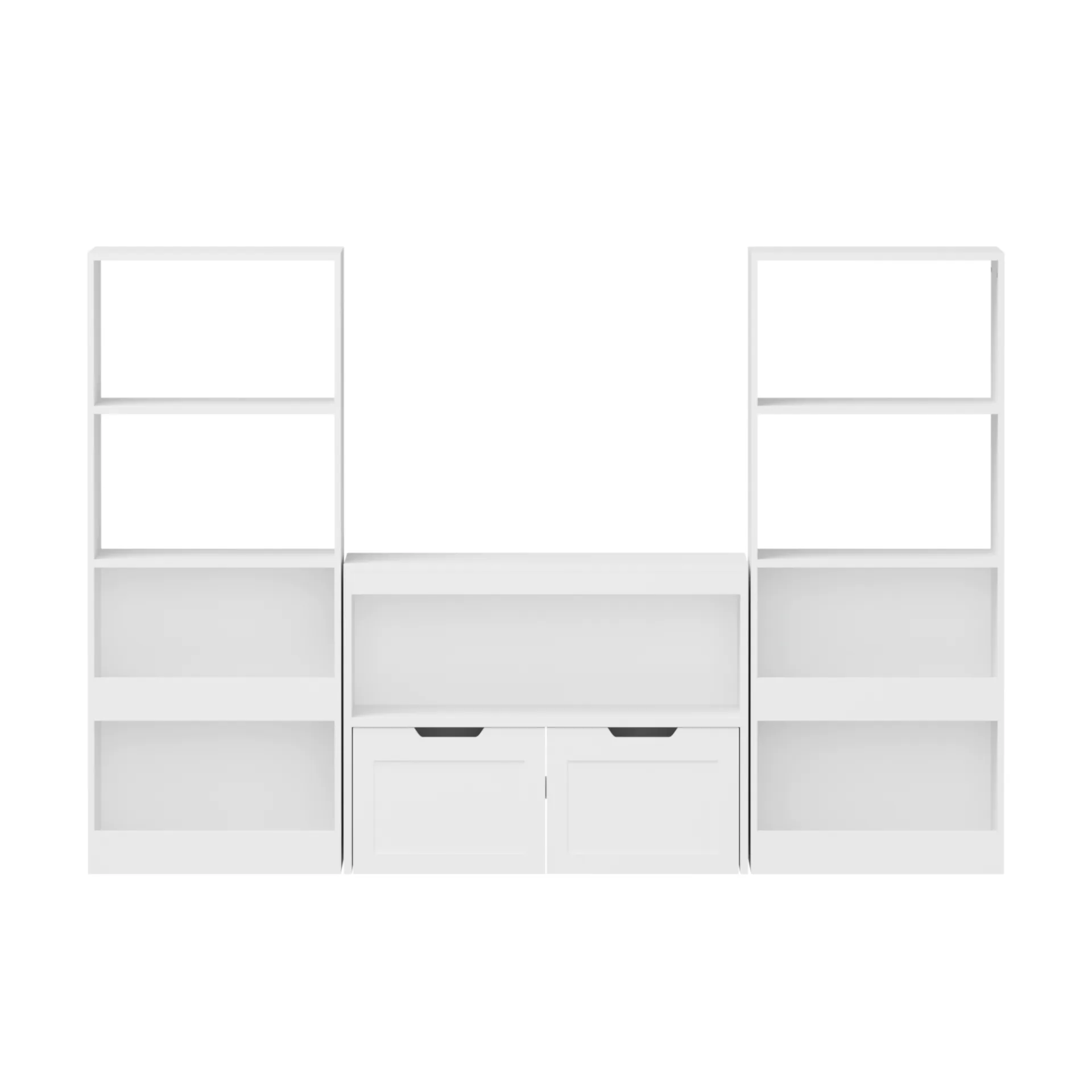 Book Organizer, Toy Storage Cabinet Organizer, White — detail 8