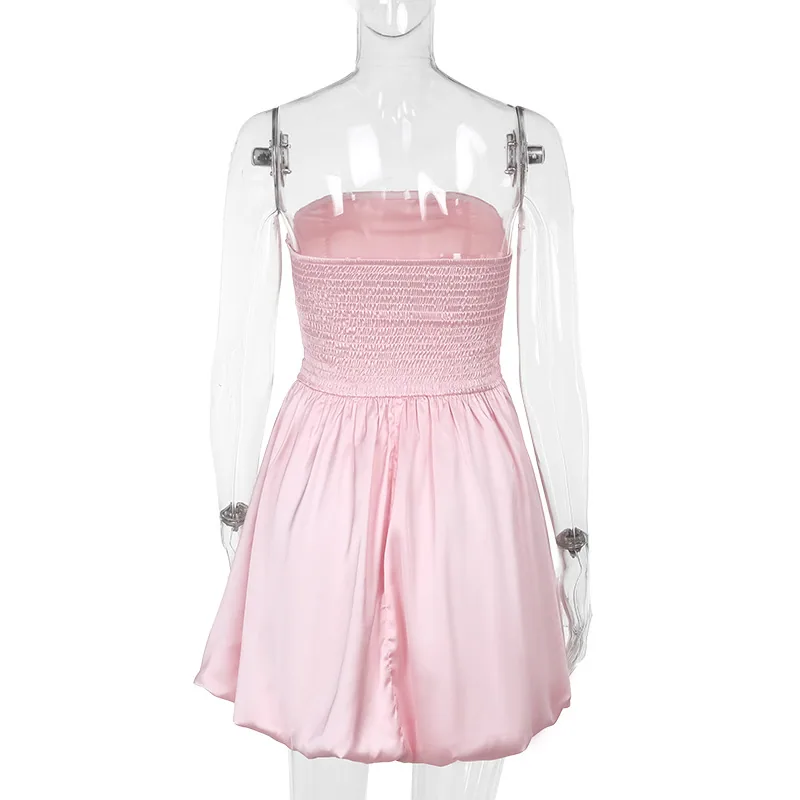 Fashion Off-shoulder Tube Top Dress Women — detail 21