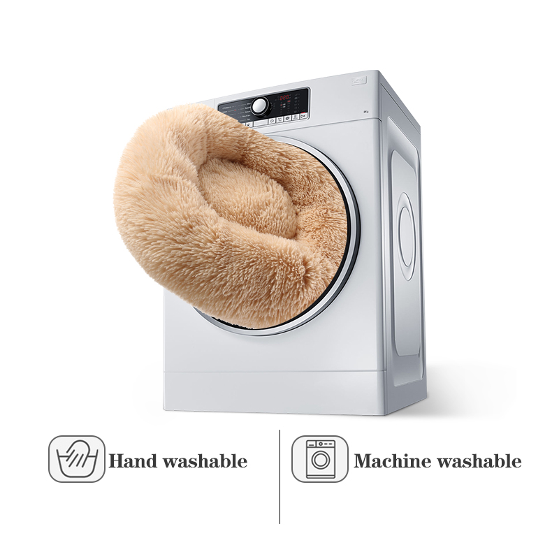 Round Long Hairy Autumn And Winter Nest Pad Cat Mattress — detail 8